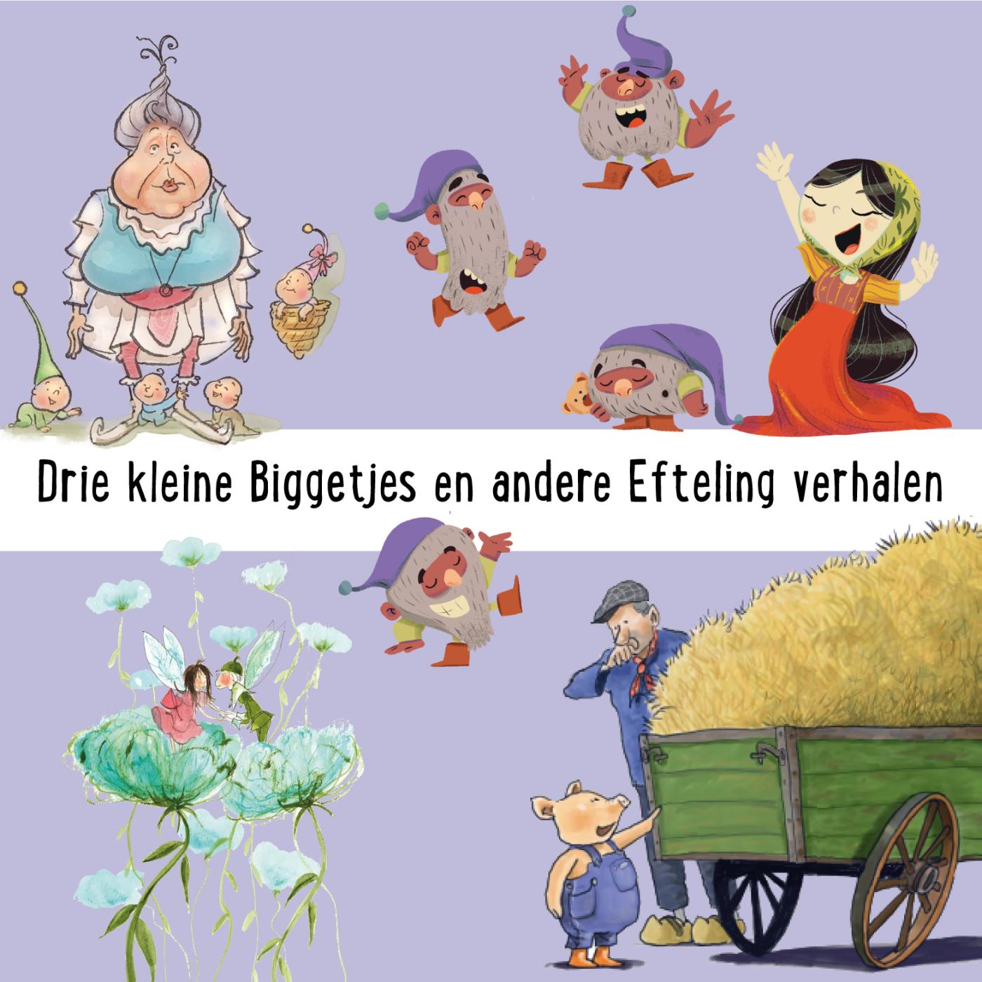 Omslag van Drie kleine Biggetjes en andere Efteling verhalen