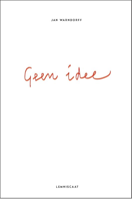 Omslag van Geen idee