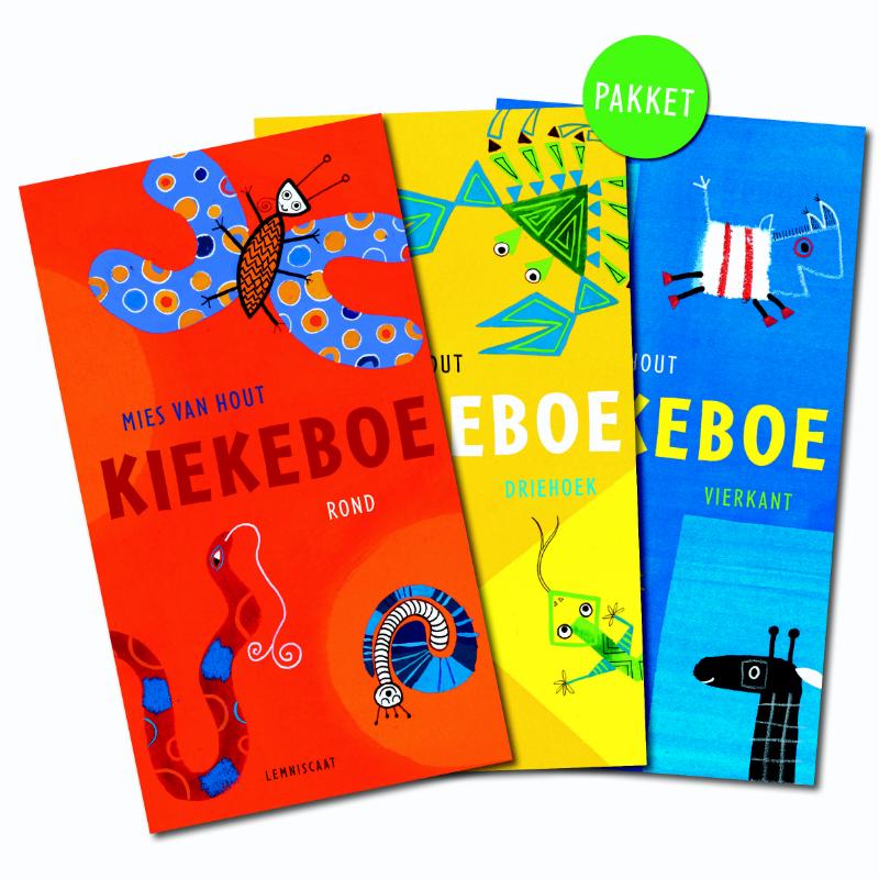 Omslag van Kiekeboe pakket Vierkant, Rond en Driehoek