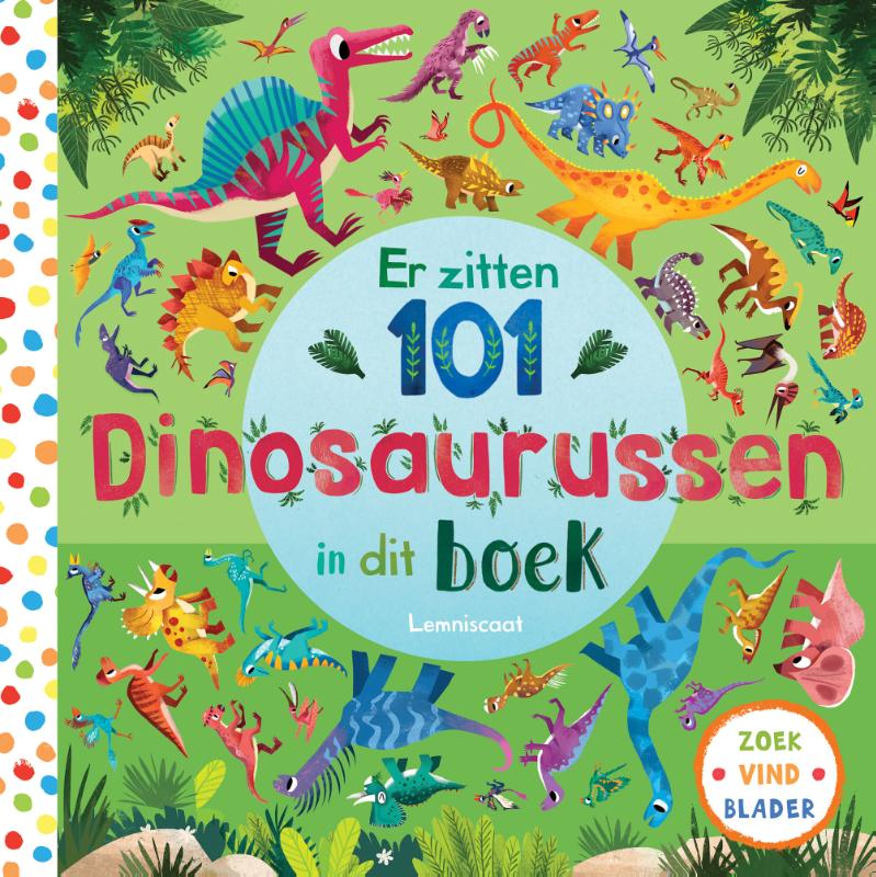 Omslag van Er zitten 101 dinosaurussen in dit boek