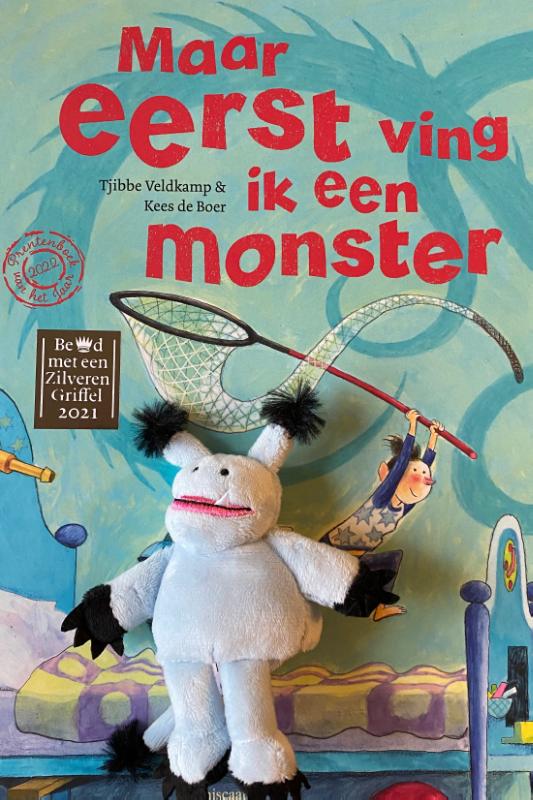 Omslag van Maar eerst ving ik een monster met vingerpopje