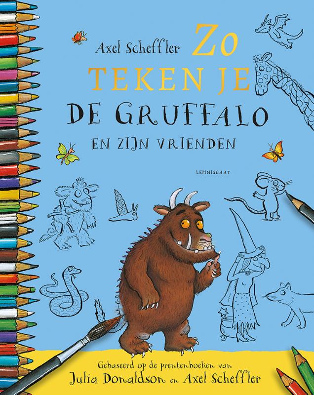 Omslag van Zo teken je de Gruffalo en zijn vrienden