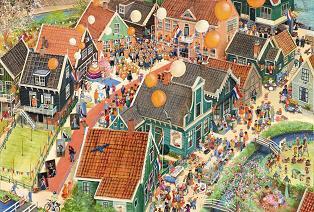 Omslag van Poster Koninginnedag 25 ex + Panorama Dematons