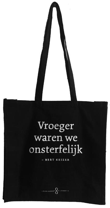 Omslag van Zwart linnen filosofie tassen 5 ex
