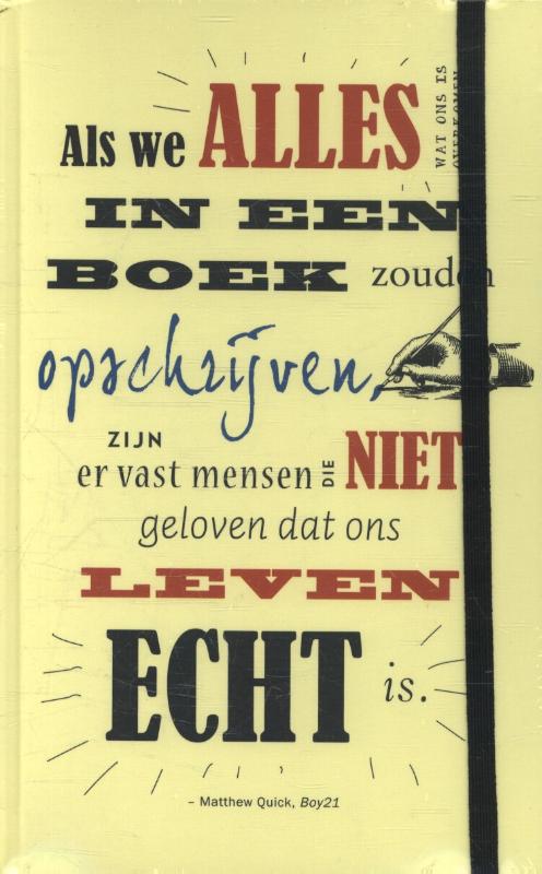 Omslag van Notitieboekje Matthew Quick (5 ex in pakket)