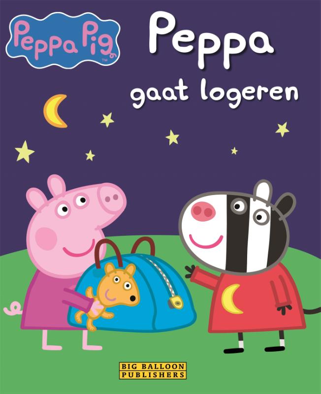 Omslag van Peppa gaat Logeren