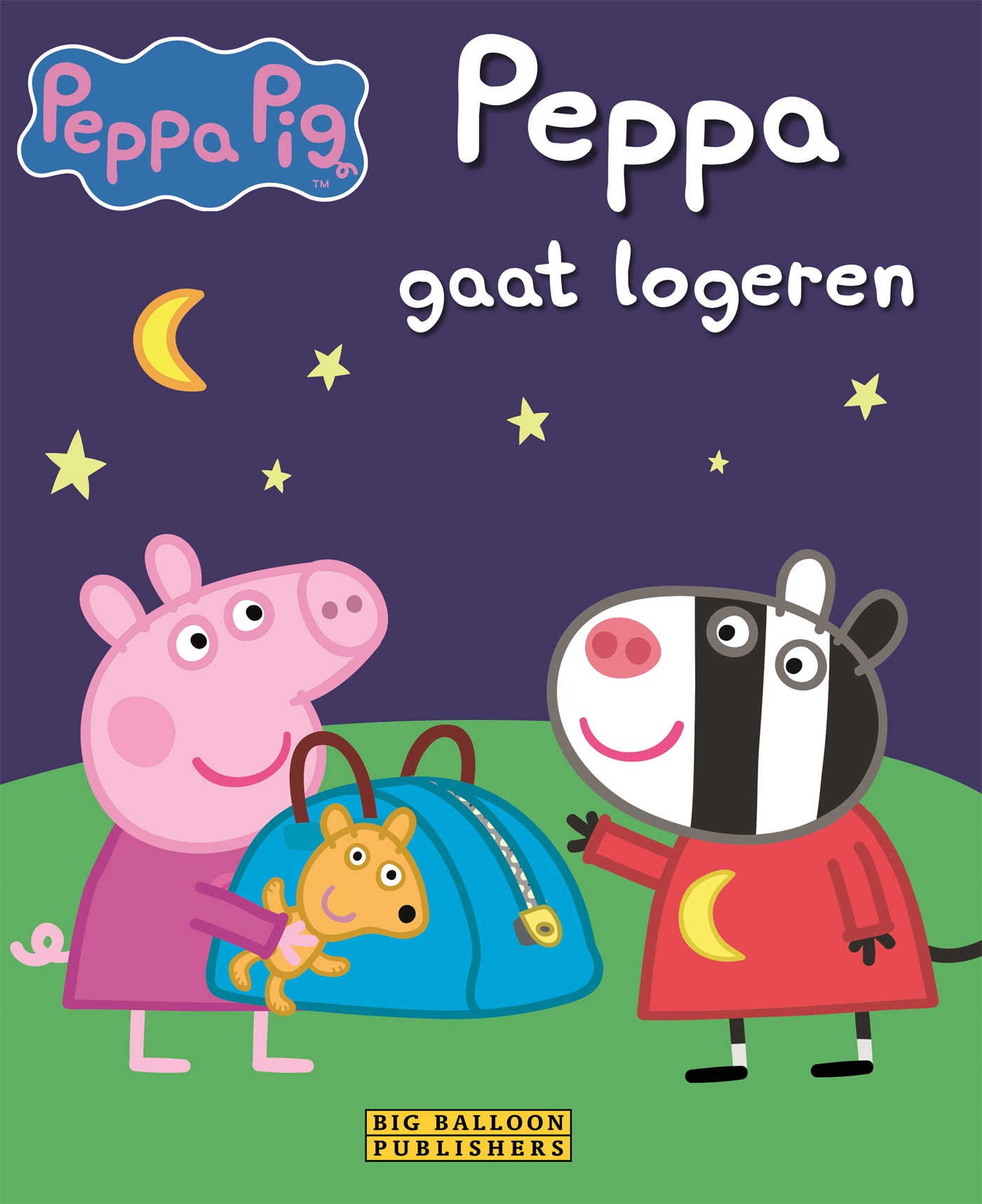 Omslag van Peppa gaat logeren