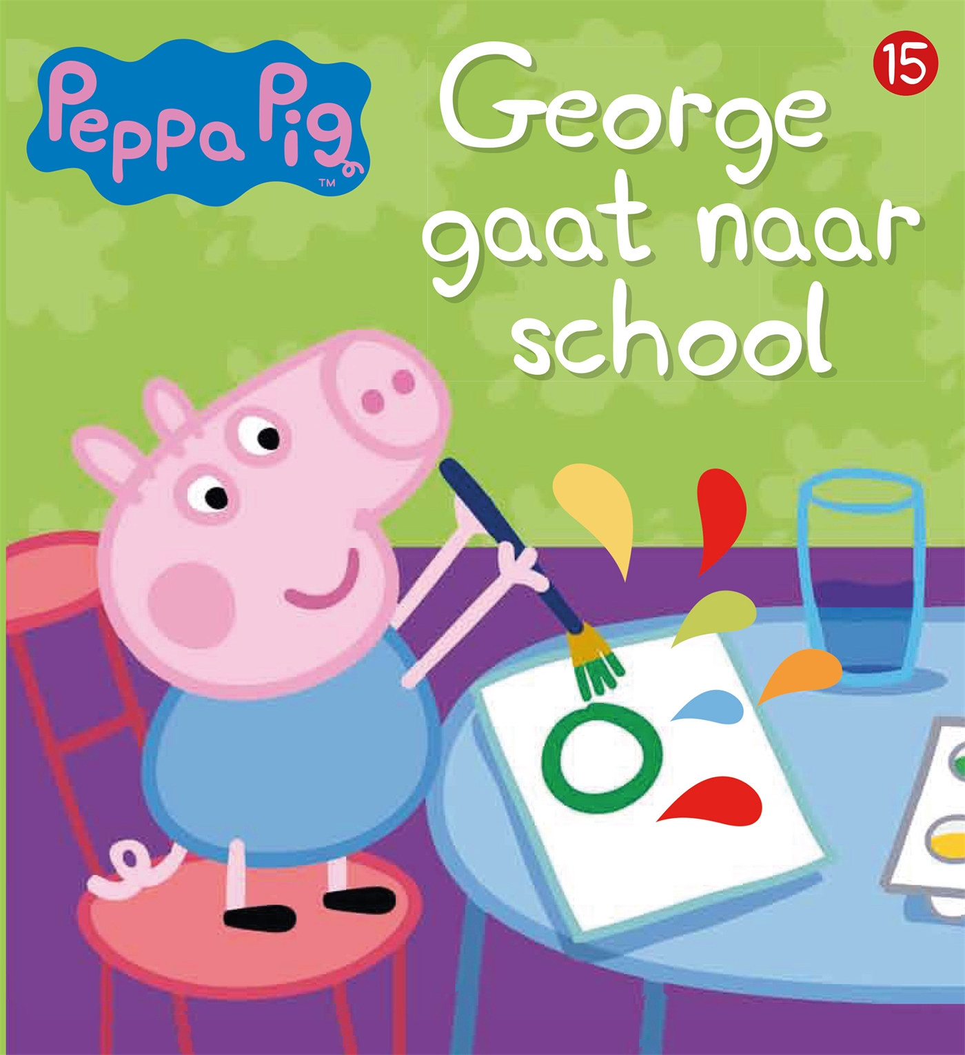 Omslag van Peppa Pig - George gaat naar school (nr 15)