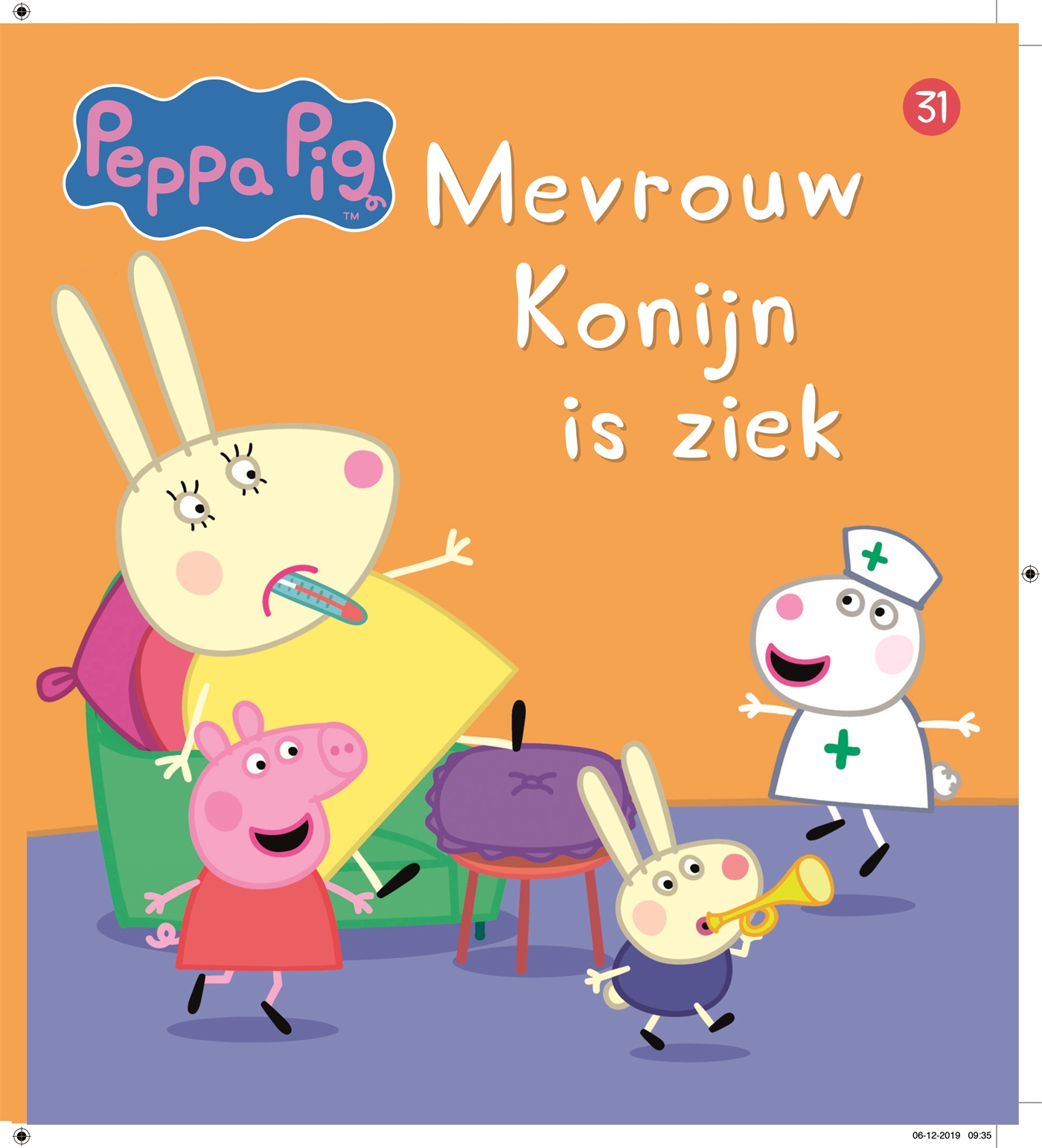 Omslag van Mevrouw Konijn is ziek