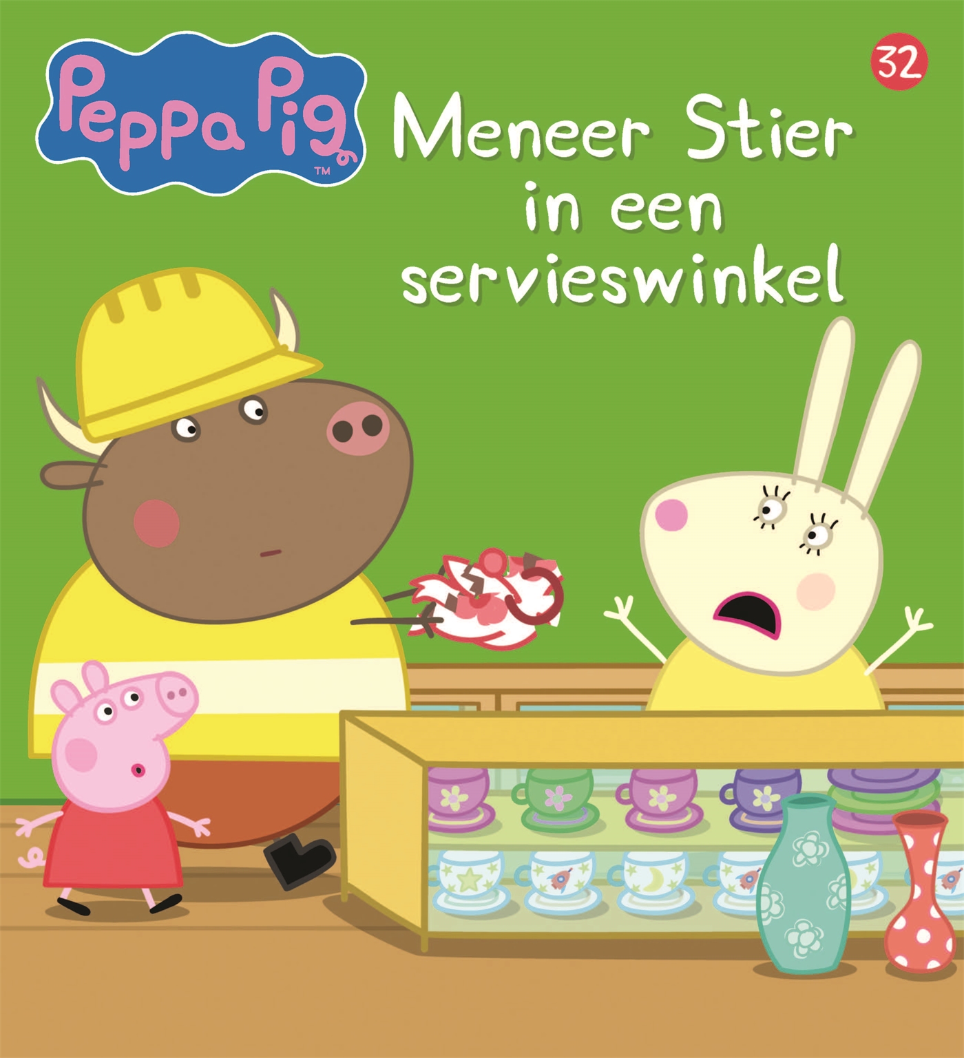 Omslag van Meneer Stier in een servieswinkel
