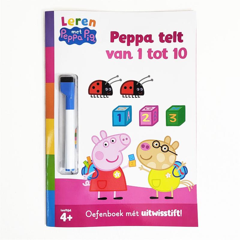 Omslag van Peppa telt van 1 tot 10