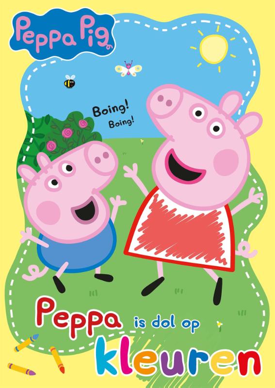 Omslag van Peppa is dol op kleuren