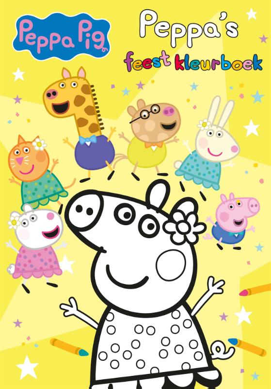 Omslag van Peppa's feestkleurboek