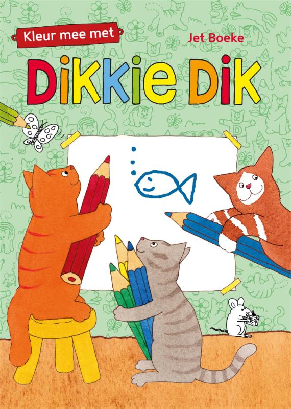 Omslag van Kleur mee met Dikkie Dik