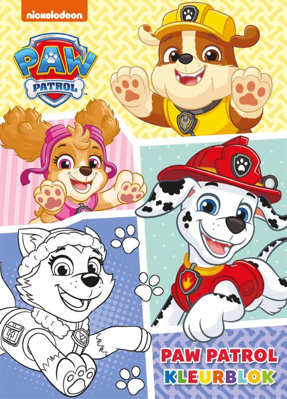 Omslag van PAW Patrol kleurblok