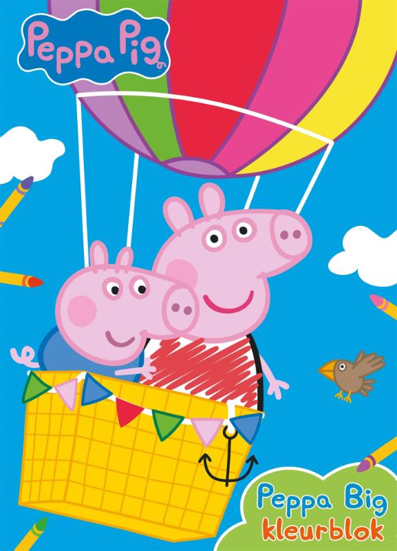 Omslag van Peppa Big kleurblok