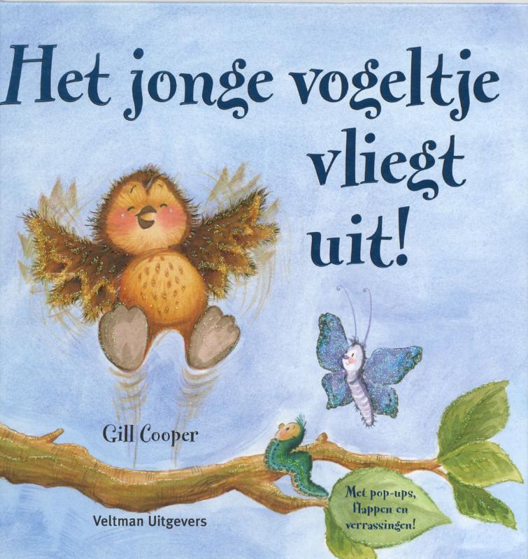 Omslag van Het jonge vogeltje vliegt uit!