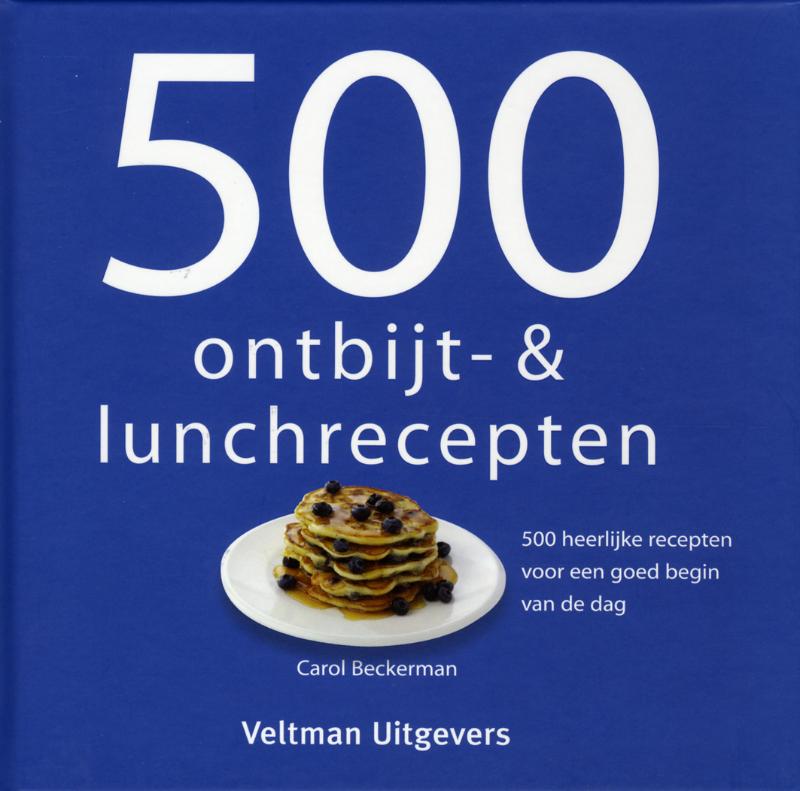 Omslag van 500 ontbijt- en lunchrecepten