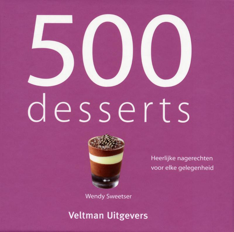 Omslag van 500 Desserts