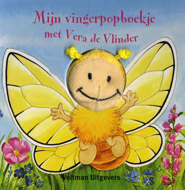 Omslag van Mijn vingerpopboekje met Vera de Vlinder
