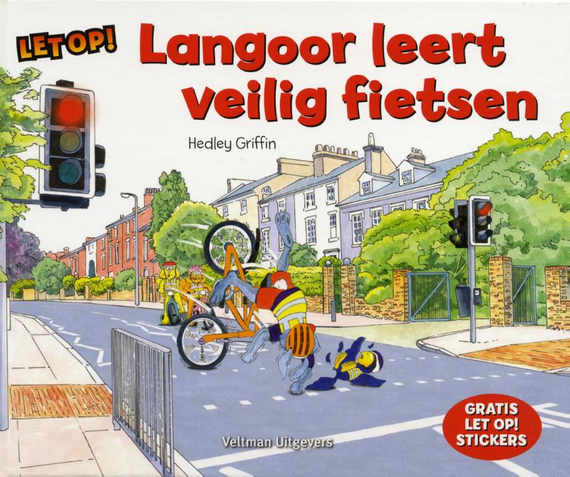 Omslag van Langoor leert veilig fietsen