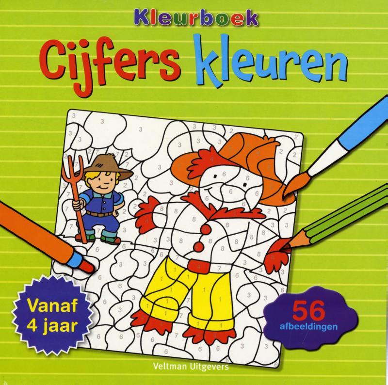 Omslag van Cijfers kleuren