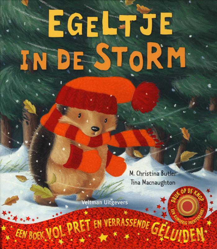 Omslag van Egeltje in de storm