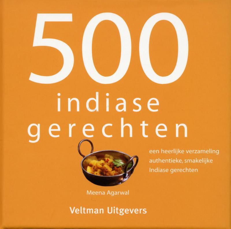 Omslag van 500 indiase gerechten