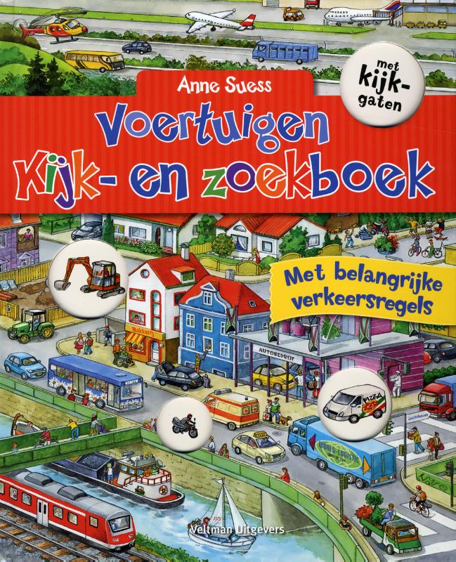 Omslag van Voertuigen kijk- en zoekboek