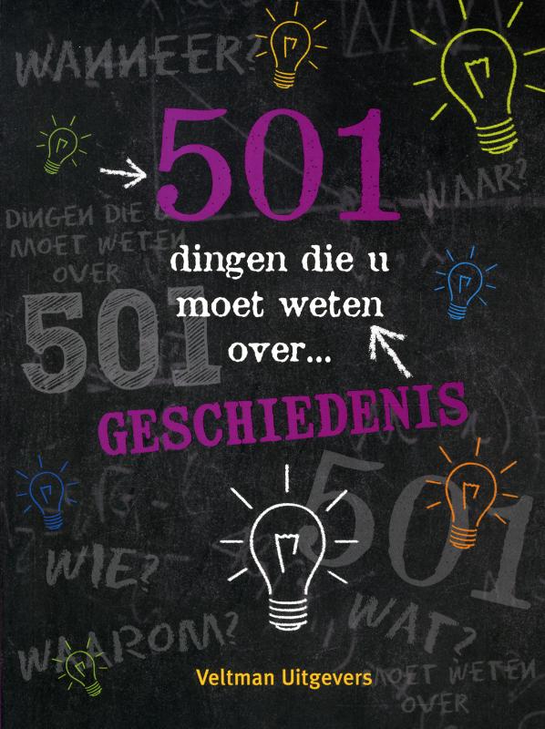 Omslag van 501 dingen die u moet weten over geschiedenis