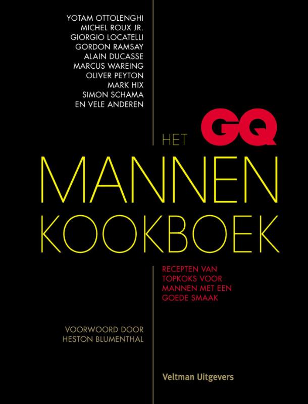 Omslag van Het GQ mannenkookboek