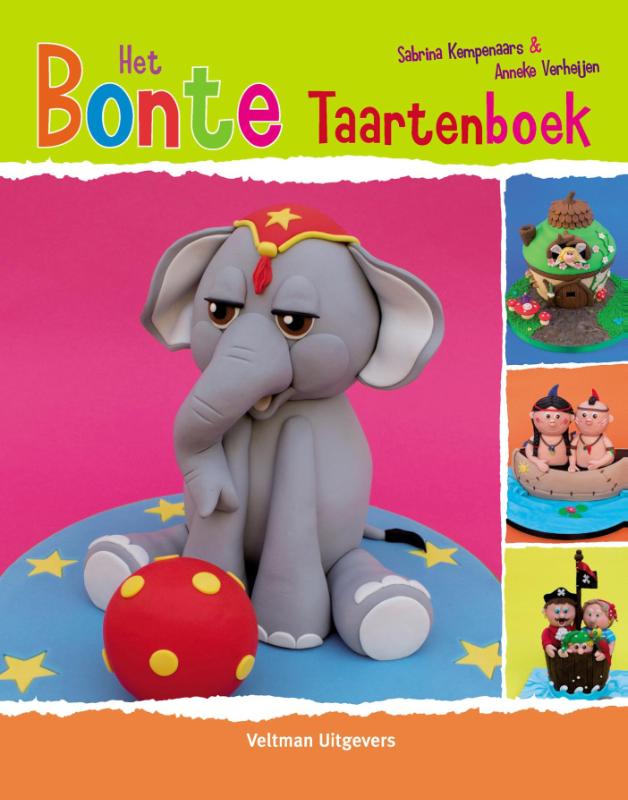 Omslag van Het bonte taartenboek