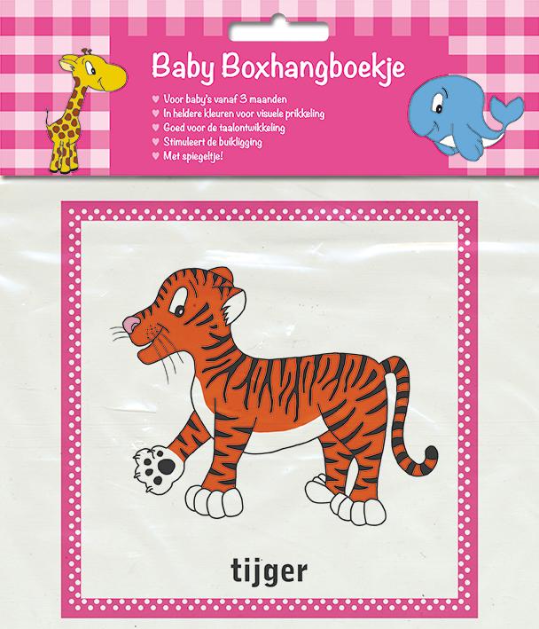 Omslag van Boxhangboekje roze tijger