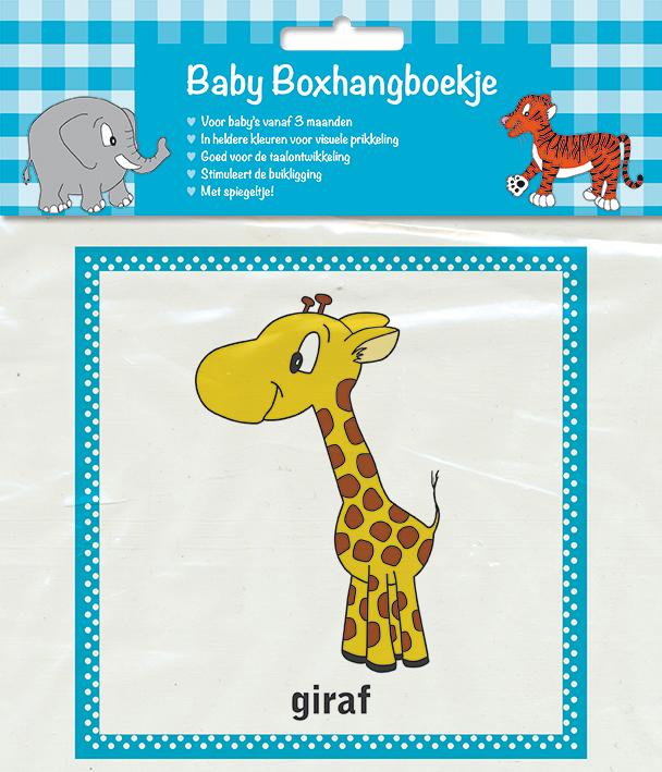 Omslag van Boxhangboekje blauw giraf