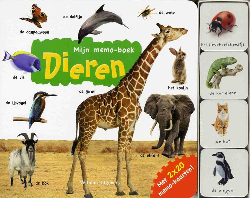 Omslag van Mijn memoboek: dieren