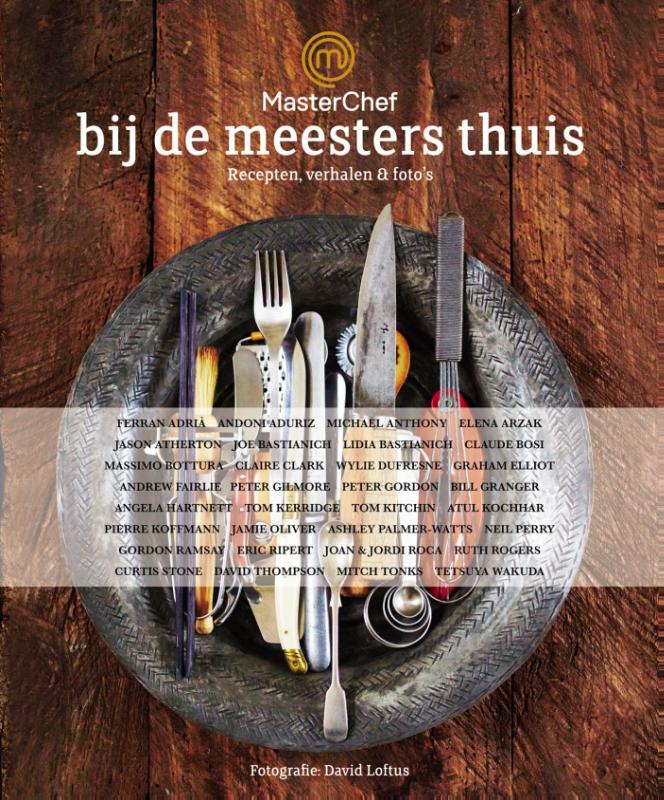 Omslag van Masterchef - bij de meesters thuis