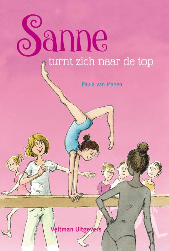 Omslag van Sanne turnt zich naar de top