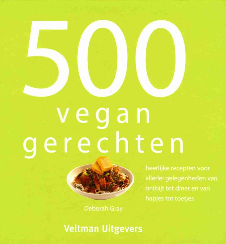 Omslag van 500 vegan gerechten