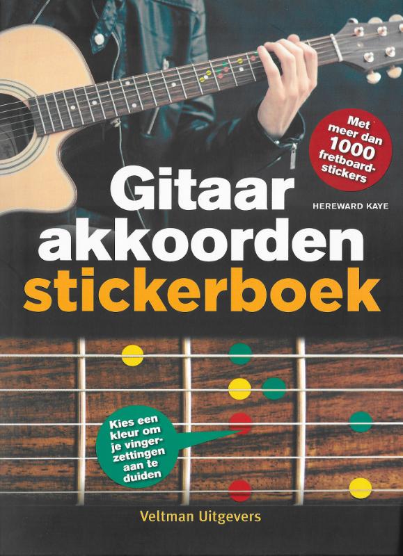 Omslag van Gitaarakkoorden stickerboek
