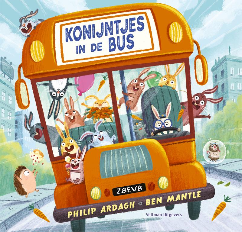 Omslag van Konijntjes in de bus