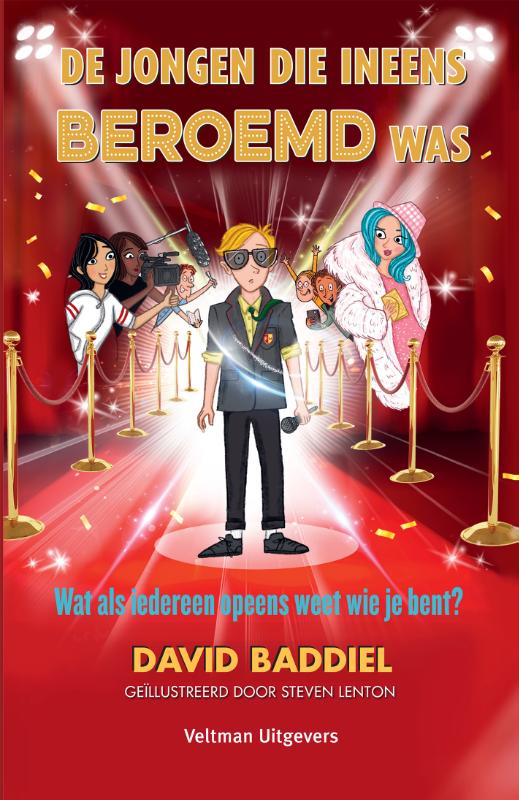 Omslag van De jongen die ineens beroemd was