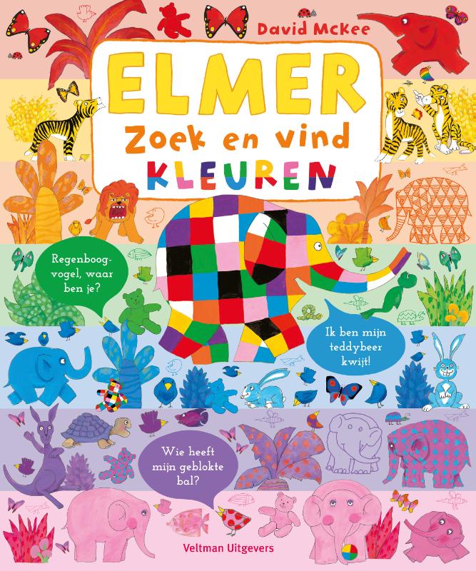 Omslag van Elmer zoek en vind - Kleuren