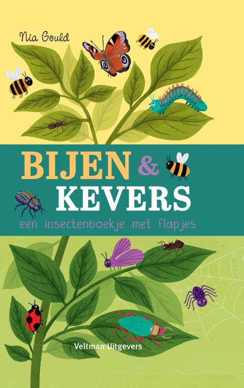 Omslag van Bijen & kevers, een insectenboekje met flapjes