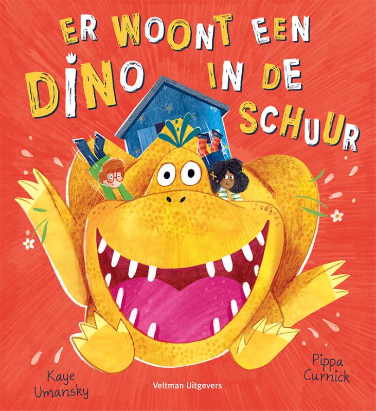 Omslag van Er woont een dino in de schuur