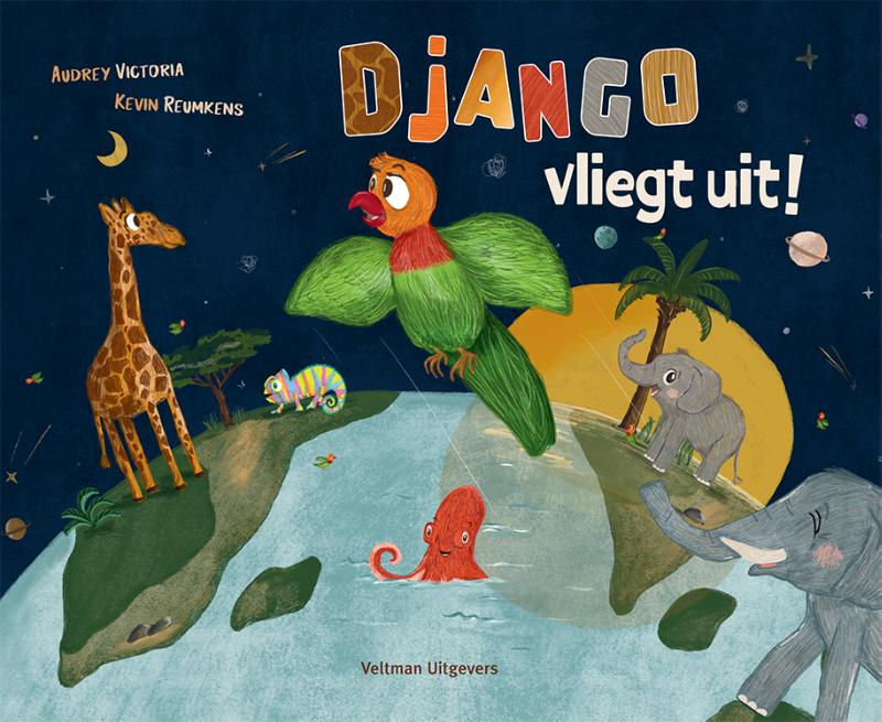 Omslag van Django vliegt uit!