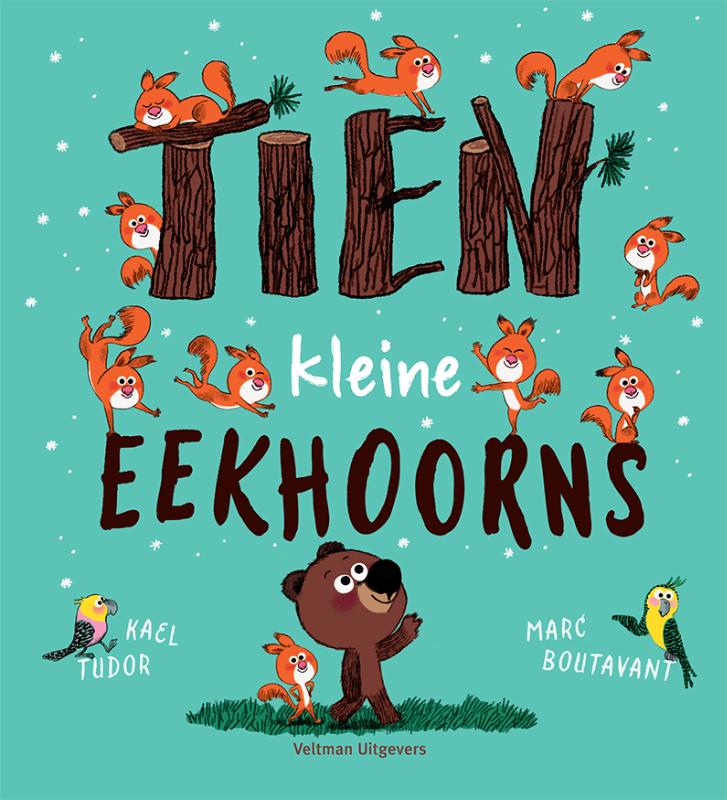 Omslag van Tien kleine eekhoorns
