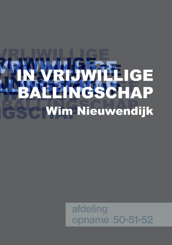 Omslag van In vrijwillige ballingschap