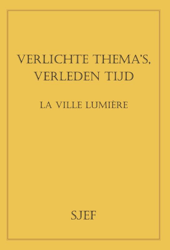 Omslag van Verlichte thema's, verleden tijd