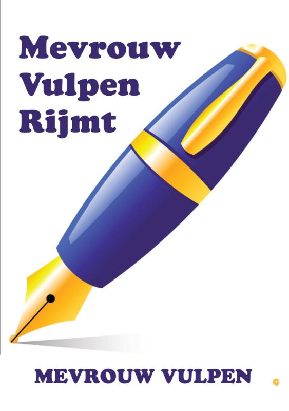 Omslag van Mevrouw Vulpen rijmt
