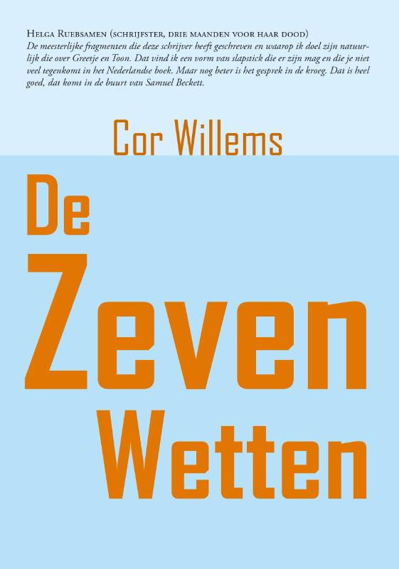 Omslag van De Zeven Wetten